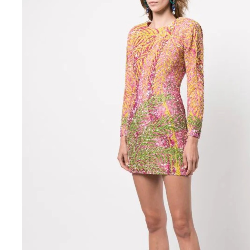 Retrofete Nikki sequin-embellished mini dress, SIZE MEDIUM NEW - Picture 2 of 12